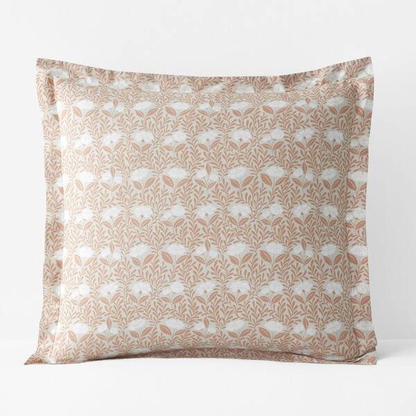 The Company Store Company Cotton Ava Vine Clay Cotton Percale Euro Sham