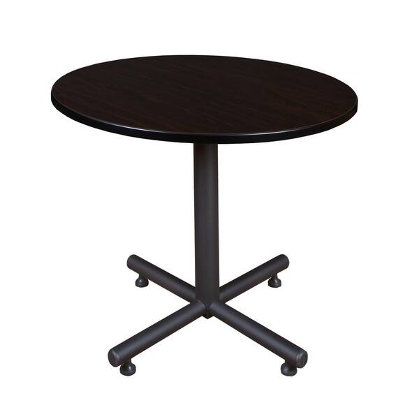 Regency Kobe Mocha Walnut 36 in. Round Breakroom Table