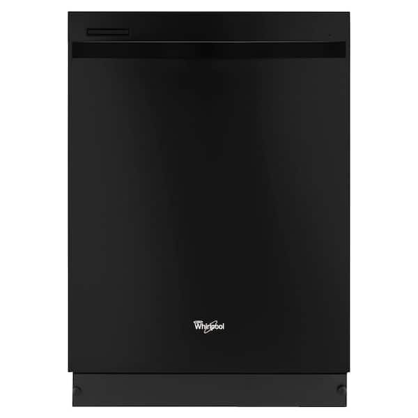 Whirlpool Gold Series Top Control Dishwasher in Black with Silverware Spray