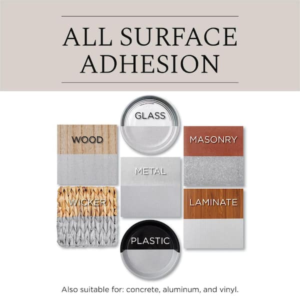 11 oz. All Surface Metallic Titanium Silver Spray Paint and Primer in 1 (6-Pack)