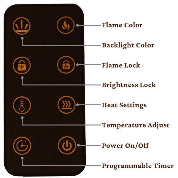 Cambridge Sienna 34 in. Electric Fireplace Heater in Cherry with Mantel,  Enhanced Log Display and Remote Control CAM3437-1CHRLG3 - The Home Depot