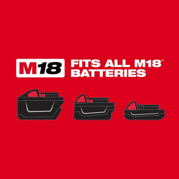 Milwaukee - M18 FUEL 18V Lithium-Ion Brushless Cordless 1/2 in. Hammer Drill/Driver w/One 5.0 Ah and One 2.0 Ah Battery and Charger