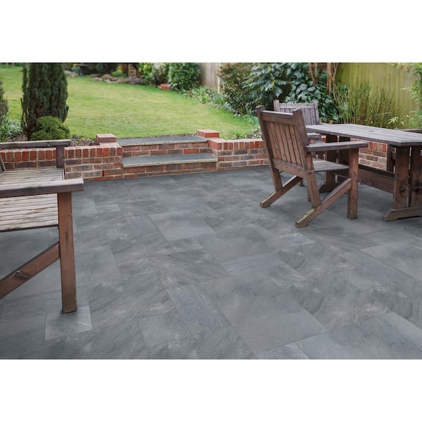 MSI Cosmic Gray 10-Piece Sandblasted Marble Paver Tile Kit (160 Sq. ft./Pallet)