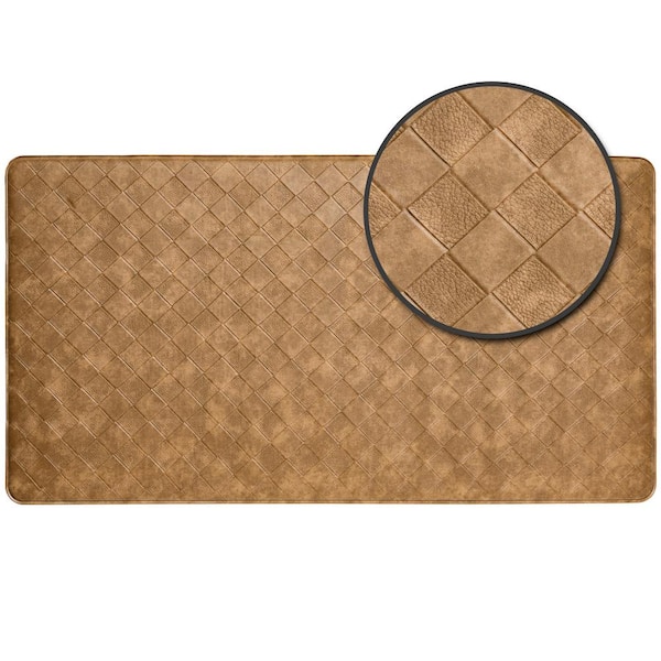 Emeril Lagasse 2-ft x 3-ft Beige Rectangular Indoor Anti-fatigue Mat in the  Mats department at