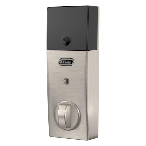 Schlage Century Satin Nickel Electronic Connect Smart Deadbolt 