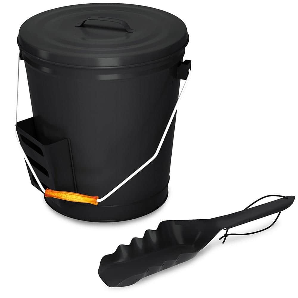Open Hearth Fireplace Ash Bucket with Shovel at Menards®