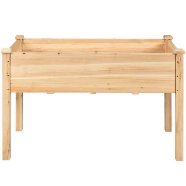 Unbranded Wooden Raised Vegetable Garden Bed Elevated Grow Vegetable Planter