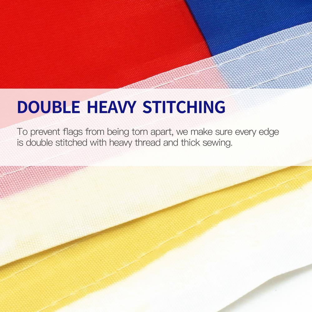 Solid Blue Polyester 3x5 Foot Grommeted Flag