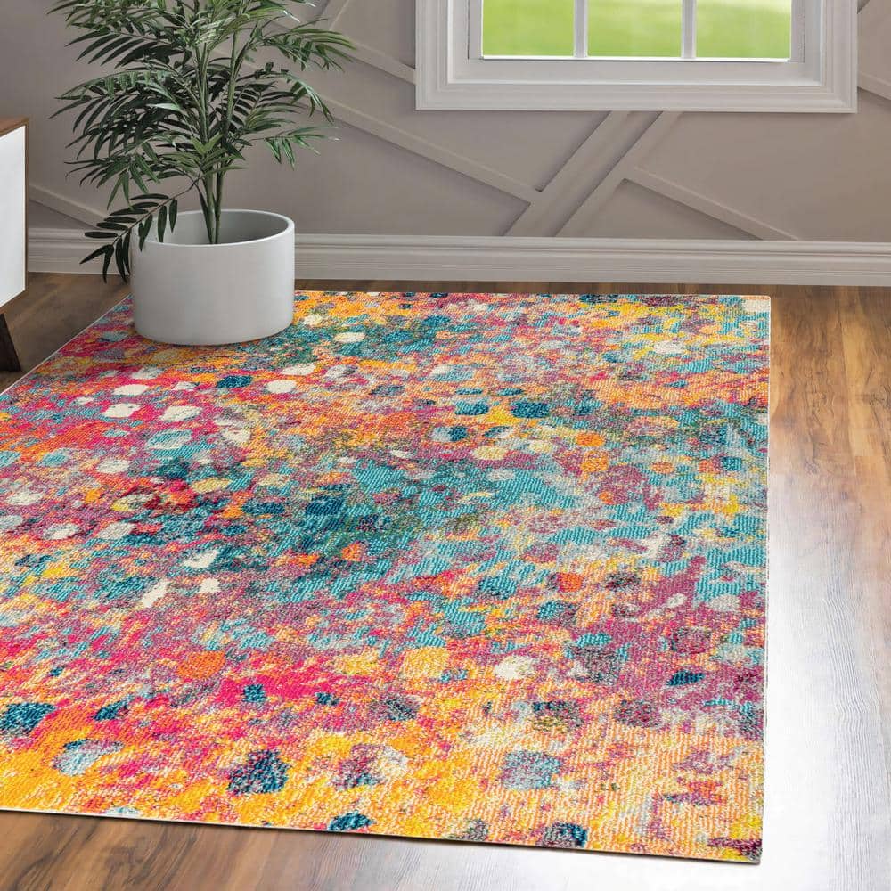 Living Room Rugs Mat Bright Multi Colour Design Abstract Modern Small Extra  Large Floor Carpets Rugs Mats Floor Mat 