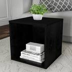 Black cube side deals table