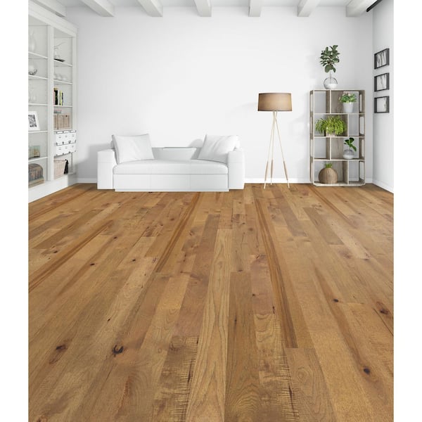 Prefinished Chestnut Hickory 3/4 in. T x 3.25 in. W Solid Hardwood Flooring (27.00 sq. ft./Case)