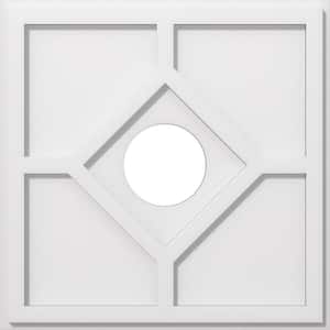 1 in. P X 7 in. C X 20 in. OD X 5 in. ID Embry Architectural Grade PVC Contemporary Ceiling Medallion
