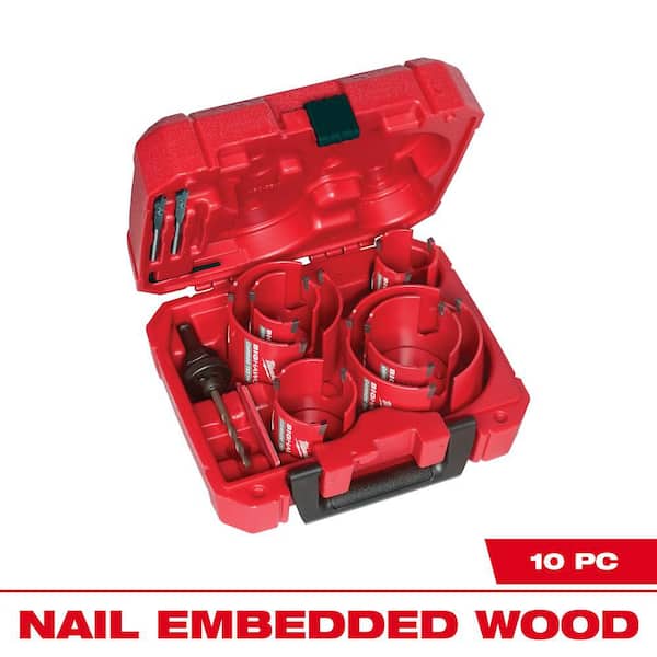 BIG HAWG Carbide Hole Saw Kit (10-Piece)