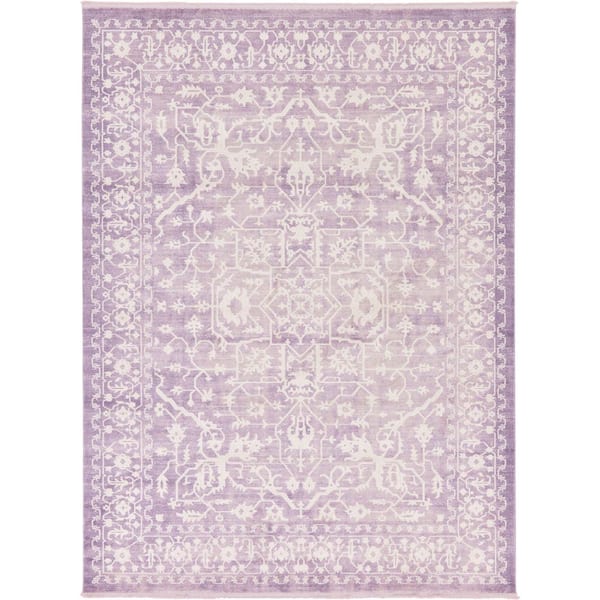 Unique Loom New Classical Olympia Purple 9' 0 x 12' 0 Area Rug