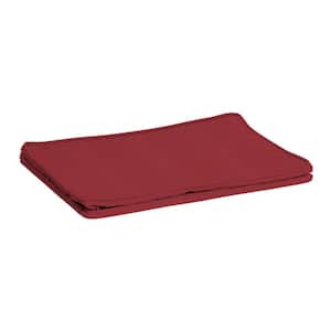 ProFoam 18 in. x 24 in. Outdoor Deep Seat Back Cover in Caliente Red