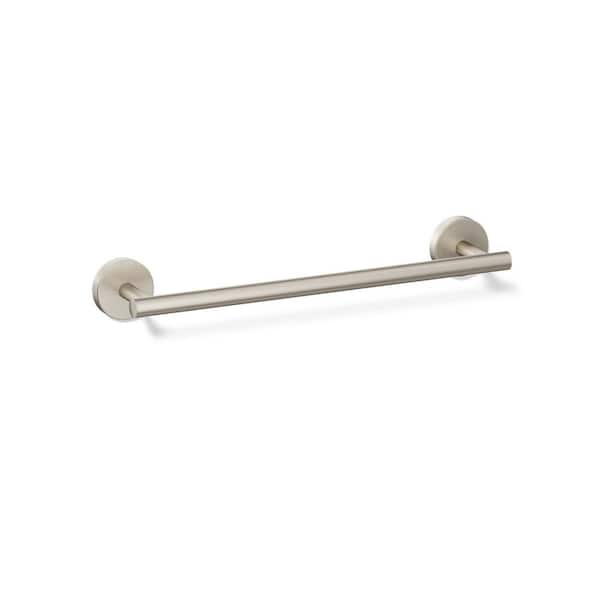 Elate 12 in. Towel Bar in Vibrant Brushed Nickel
