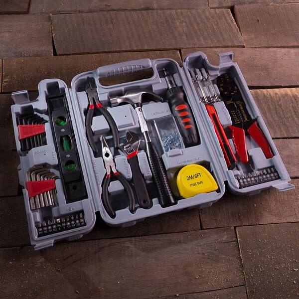 Hyper Tough 160-Piece Toolbox Set for Home and Auto Repairs