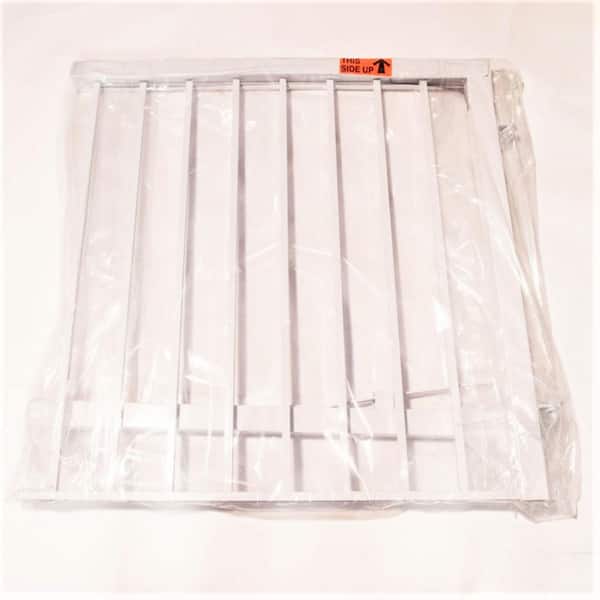 36 in. H x 48 in. W White Aluminum Regular Picket Gate