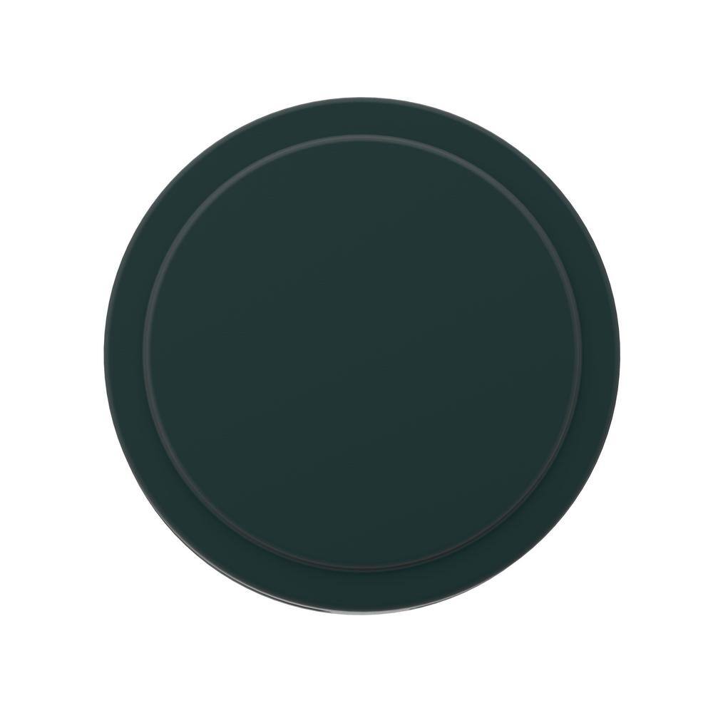 Matte Black Round Modern Cabinet Knob with Mounting Hardware
