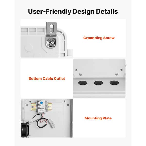 SVOPES Outdoor Electrical Enclosure, IP65 ABS Weatherproof