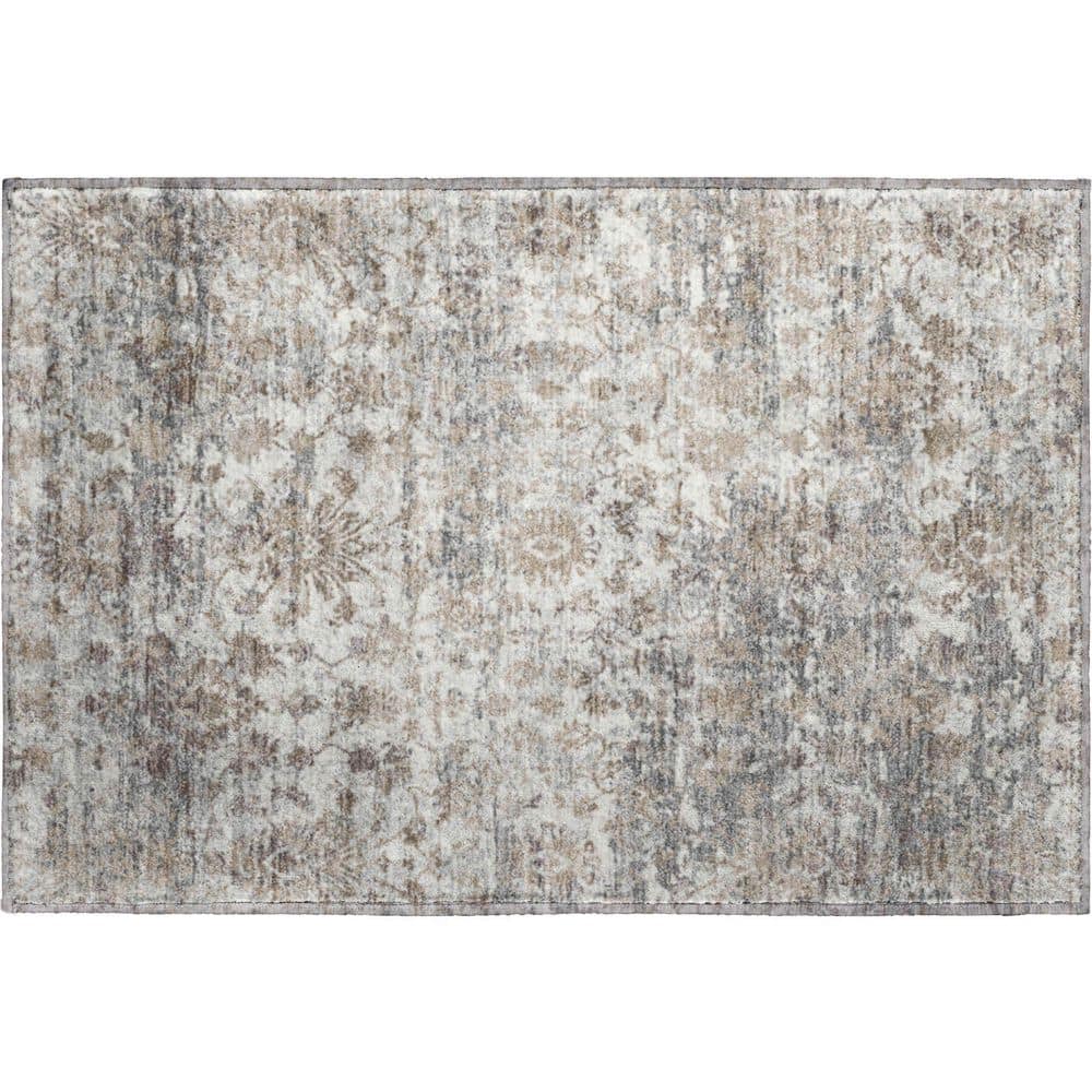 Mayfield Premium Machine Washable Abstract AMF2211 Taupe 2 ft. x 3 ft. Accent Rug price history on PriceWatchPro
