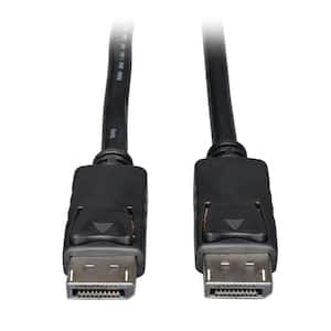 15 ft. DisplayPort Cable with Latching Connectors - Black