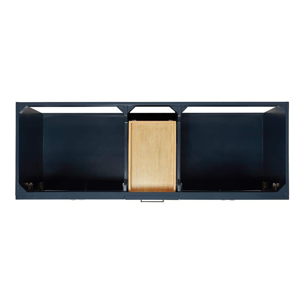 Midnight Blue 60'' Double Freestanding Bathroom Vanity