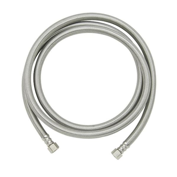 Plumbshop 3/8 in. Compression x 3/8 in. Compression x 72 in. Braided Stainless Steel Dishwasher Supply Line