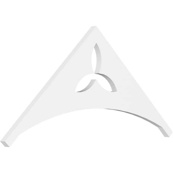 Ekena Millwork Naple 1 in. D x 16-1/2 in. W x 36 in. L Signature Urethane Gable Pediment