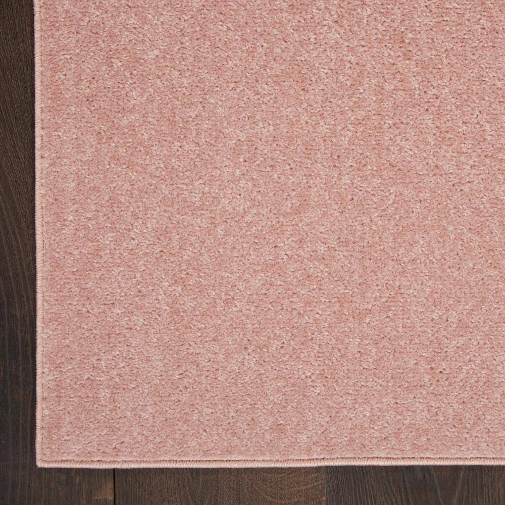 Orchid Pink Square Easy-Care Synthetic Area Rug 9' x 9'