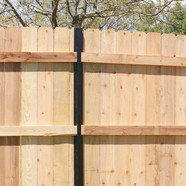 Slipfence Aluminum Wood Fence Universal Post In The Wood, 55 OFF