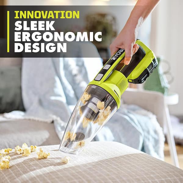 RYOBI ONE+ 18V Cordless Performance Handheld Vacuum Kit with 2.0