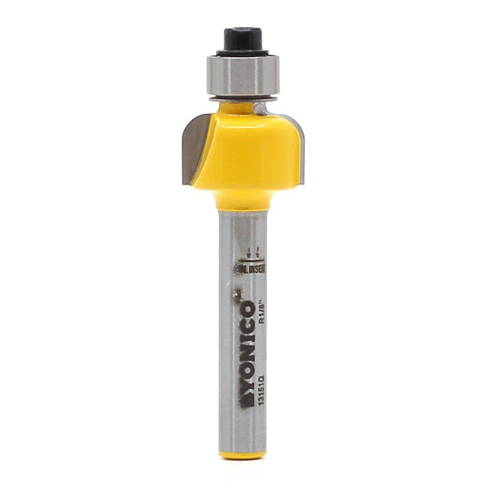 3/8-1/4 Shank Yonico 13154q Cove Edge Forming Router Bit Radius