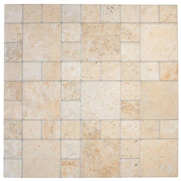 Merola Tile Atlas Por Beige 12-1/4 in. x 12-1/4 in. Porcelain Floor and Wall Tile (16.3 sq. ft. / case)