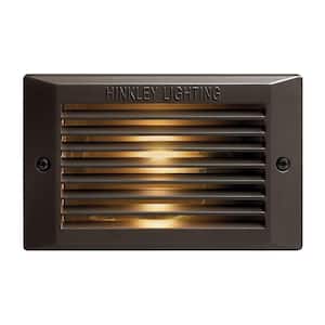 5.25 in. 3.8-Watt LED Bronze Step and Stair Deck Light