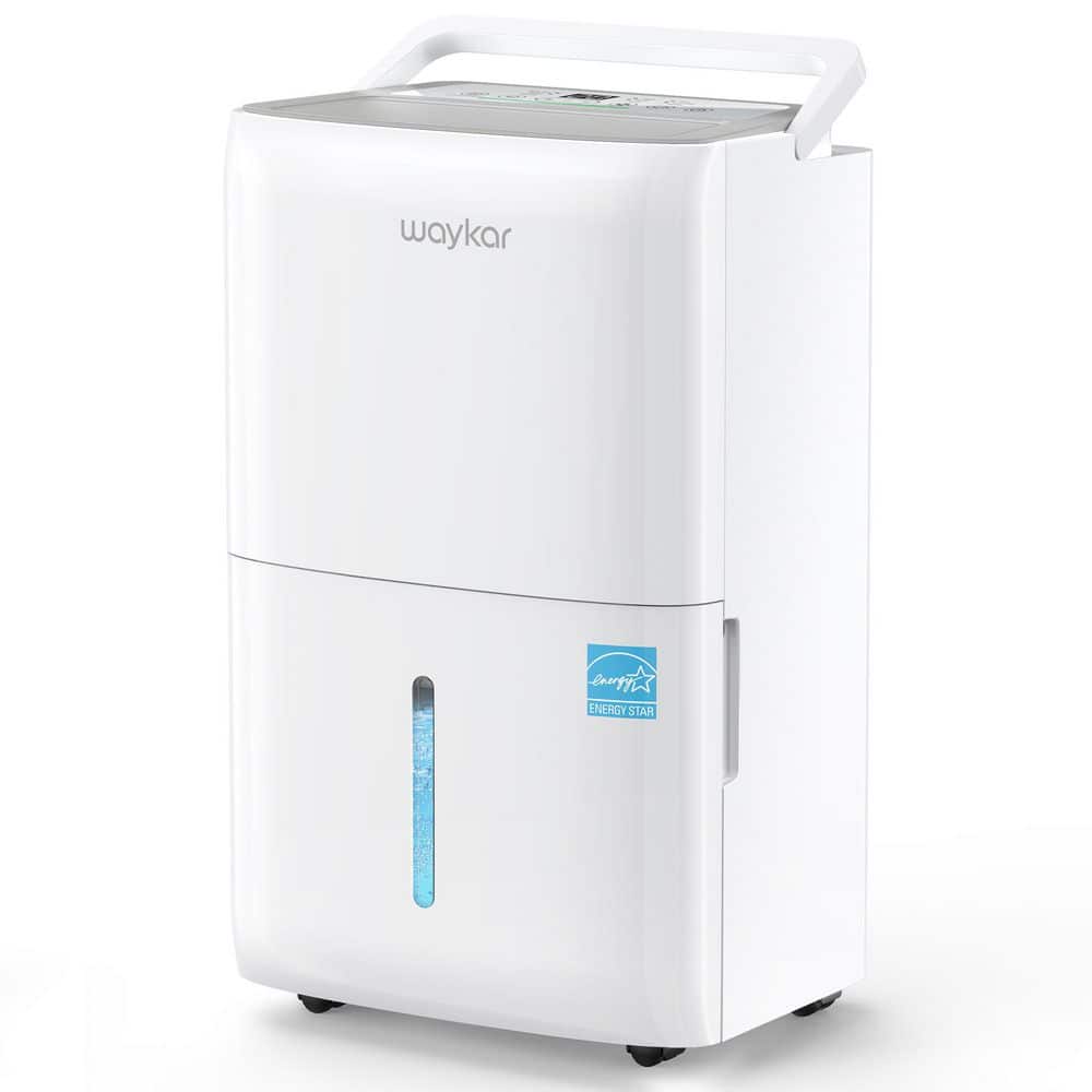 150 pt. 7,000 sq. ft. Energy Star Dehumidifier for Basement in White with Drain Hose and Bucket for Wetroom and Bedroom price history on PriceWatchPro