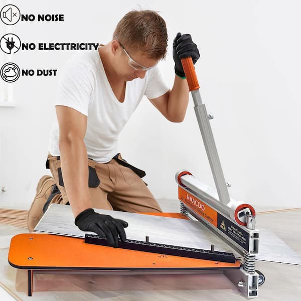 Angel Sar 13 in. Vinyl Floor Cutter with Wheel, Laminate Floor