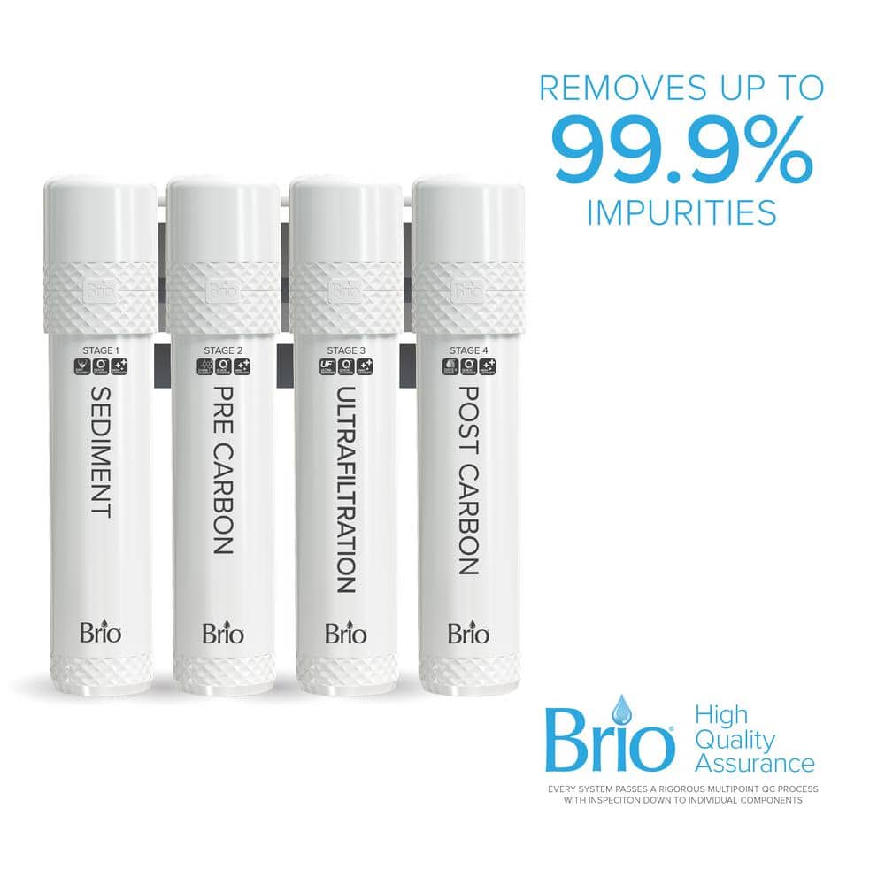 Brio 4-Stage Ultrafiltration Water Filter Replacement Kit