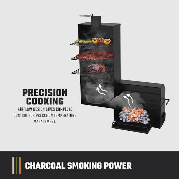 OKLAHOMA JOE'S Bandera Vertical Offset Charcoal Smoker and Grill