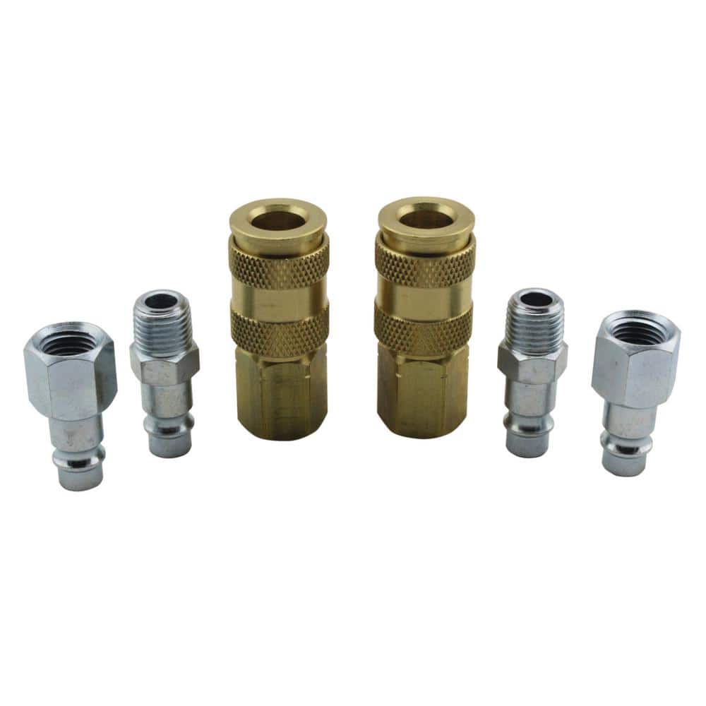 MILTON  INDUSTRIES MIL784 AIR COUPLER PLUG 1/4" NPT T STYLE 2 PACK FREE SHIPPING 