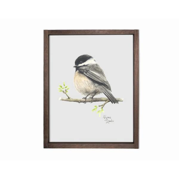 Unbranded Woodland Tinies Chickadee Farmhouse Decorative Sign 11 in. x 14 in.