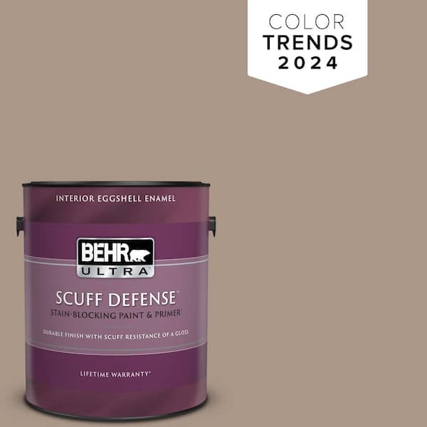 BEHR ULTRA 1 gal. #N230-4 Chic Taupe Extra Durable Eggshell Enamel Interior Paint & Primer