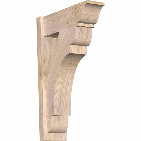 Ekena Millwork 8 in. x 34 in. x 22 in. Olympic Traditional Smooth Douglas Fir Outlooker
