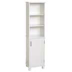 Glacier Bay Shaker Style 16 in. W x 12 in. D x 62.25 in. H Linen ...