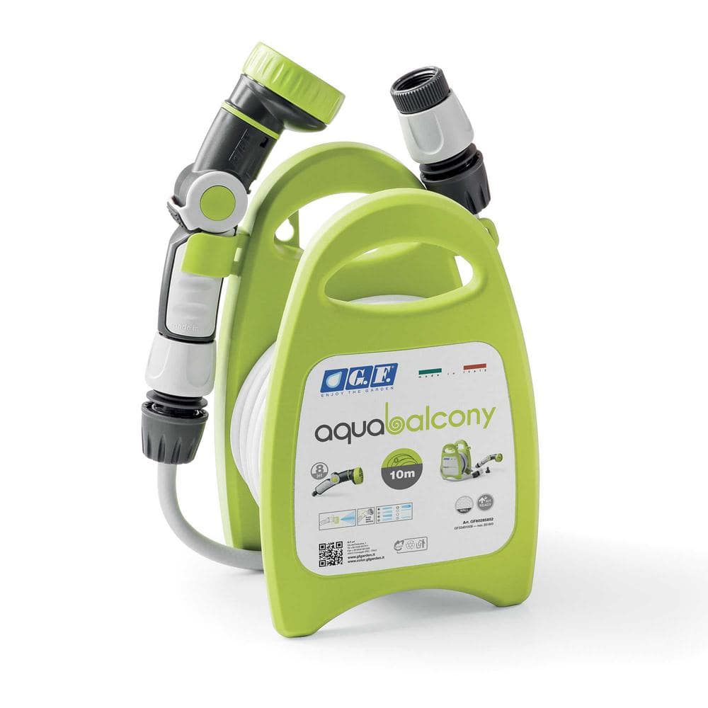 3/8 in. Dia x 33 ft. Hose with Hose Hanger Aqua Balcony