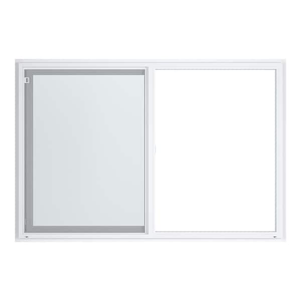 Ply Gem 71.5 in. x 47.5 in. Classic Series White Vinyl Left-Hand