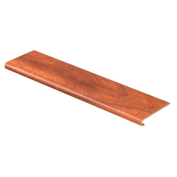 Cap A Tread South American Cherry 47 in. Length x 12-1/8 in. Depth x 1-11/16 in. Height Laminate to Cover Stairs 1 in. Thick