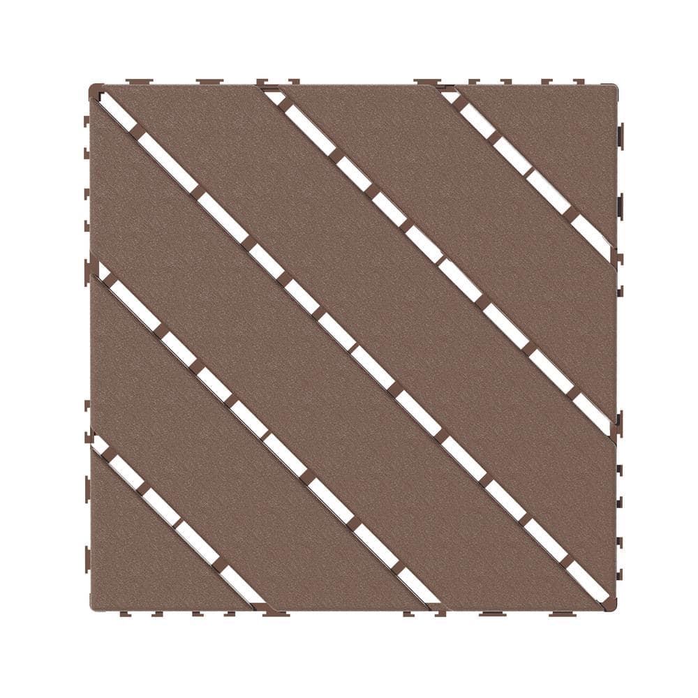 1 ft. x 1 ft. Plastic Interlocking Deck Tiles, Patio Deck Tiles, Square Waterproof Outdoor (44-Pack) price history on PriceWatchPro