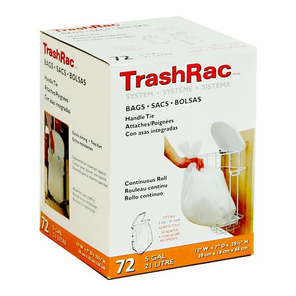 Grelite Trash Bags 5 Gallon, 45 Total Count, 15 Count/Roll * 3