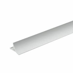 T-Cove High Gloss Nickel 5/8 in. Profile Tile Edging Trim